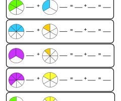 Adding Fractions Worksheets