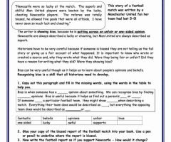 Bias Worksheets