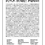 Black History Month Word Search | Woo! Jr. Kids Activities : Children’s …