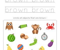 Brown Worksheets