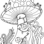 Mushroom Coloring Pages Mushroom Printable Coloring Pages