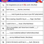 Determiners Exercises with Answers » Onlymyenglish.com