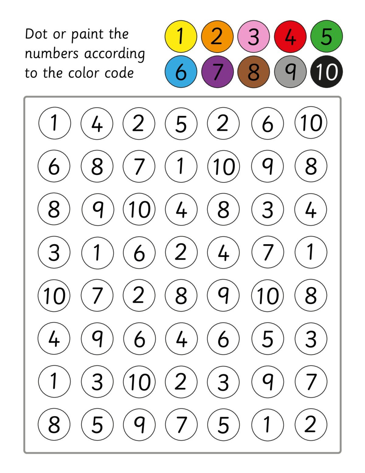 Recognizing Numbers 1 20 Worksheets - Free Worksheets Printable Recognizing Numbers 1 20 Worksheets - Free Worksheets Printable