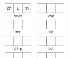 Phoneme Blending Worksheets