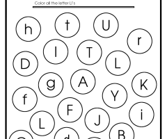 Letter L Worksheets