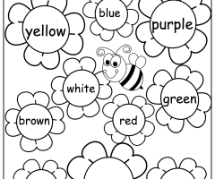 Color Words Worksheets