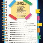 Collocation Worksheets Collocations Worksheets: Verb “Have”
