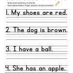 25 Printable Sentence Writing Worksheets, Write the Sentence Worksheets …