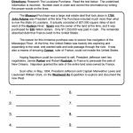 Louisiana Purchase Worksheets Louisiana Purchase Worksheet by Teach Simple