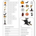 Free Printable Halloween Activity Sheets