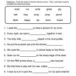 Free Printable Fill In The Blank Worksheets