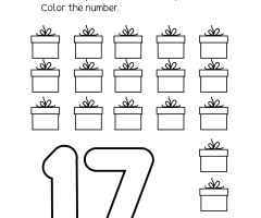 Number 17 Worksheets