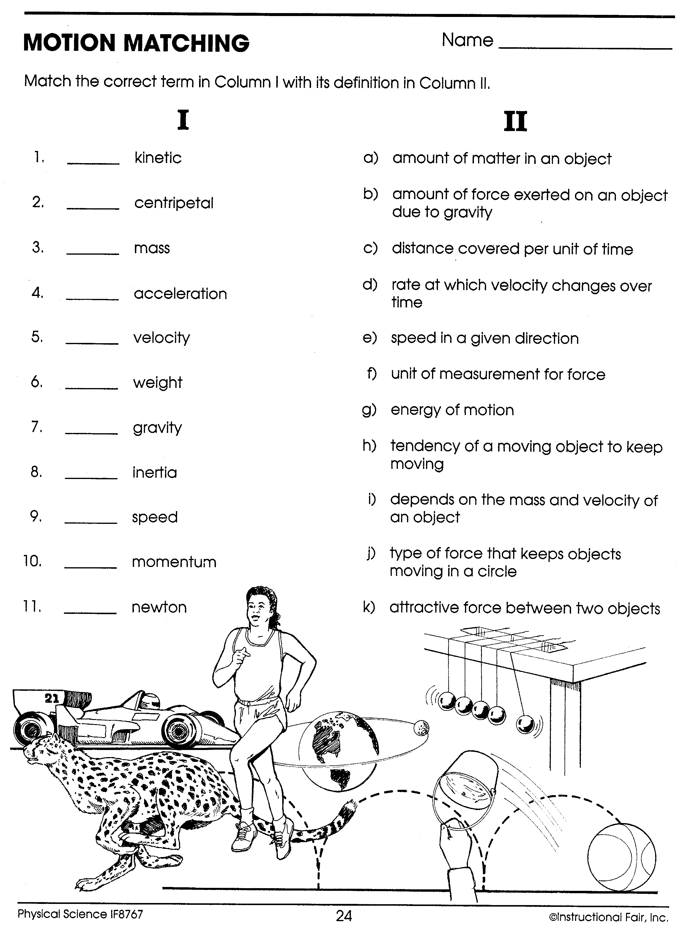Free Printable Worksheets On Kinetic And Potential Energy - Printable ...