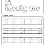 Number 21 Worksheet Kindergarten
