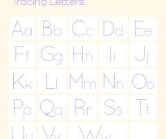 Alphabet Tracing Worksheets