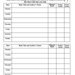 Reading Logs Worksheets 47 Printable Reading Log Templates for Kids, Middle School & Adults