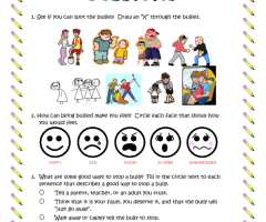 Bullying Worksheets