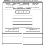 Branches Of Government Worksheets Three Branches of Government Worksheet by Teach Simple