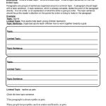 Topic Sentences Worksheets Writing Topic Sentences Worksheet by Teach Simple