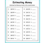 Estimating Money Worksheets – 15 Worksheets.com