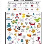 Worksheets Visual Discrimination Activities