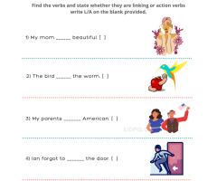 Linking Verbs Worksheets