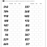 Hundreds Tens Ones – Free Worksheet for Kids – SKOOLGO