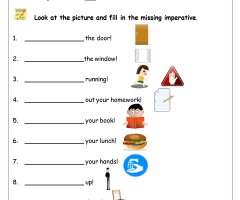 Imperatives Worksheets