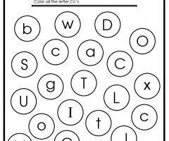 Letter C Worksheets