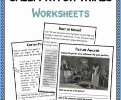 Salem Witch Trials Worksheets