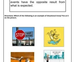 Situational Irony Worksheets