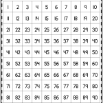 Counting Sheet To 100