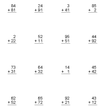 Add Worksheets For Kids