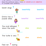 Adjectives Vs. Adverbs Worksheets Adverbs and Adjectives Worksheet: Free Printable PDF for Kids