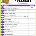 Figures of Speech Worksheet with Answers Parts Of Speech Worksheets …
