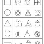 Black and White Worksheet. Learning Shapes. Stock Vector – Illustration …