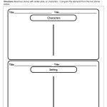 Plots Of Stories Worksheets Characters and Story Plots Worksheet by Teach Simple