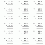 Adding Money Worksheets