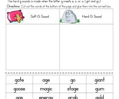 Soft G Worksheets