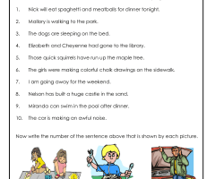 Helping Verbs Worksheets