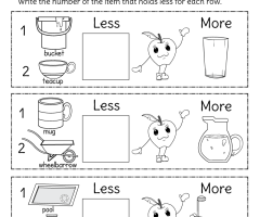 Capacity Worksheets