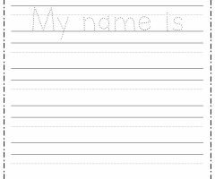 I Can Write My Name Worksheets