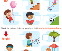 Up Or Down Worksheets