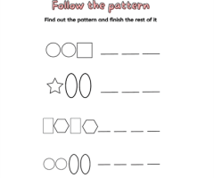Extend The Pattern Worksheets