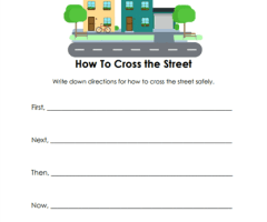 Sequenced Directions Worksheets