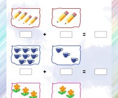 Adding Objects Worksheets