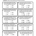 Estimation Multiple Choice Worksheet – Have Fun Teaching