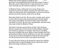 Magna Carta Worksheets